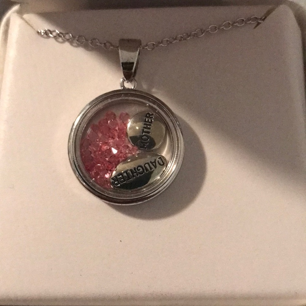 Mother daughter necklace